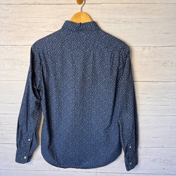 Bonobos Dress Shirt Mens Size Small Blue Penguin Button Down Cotton Long Sleeve - Picture 12 of 15